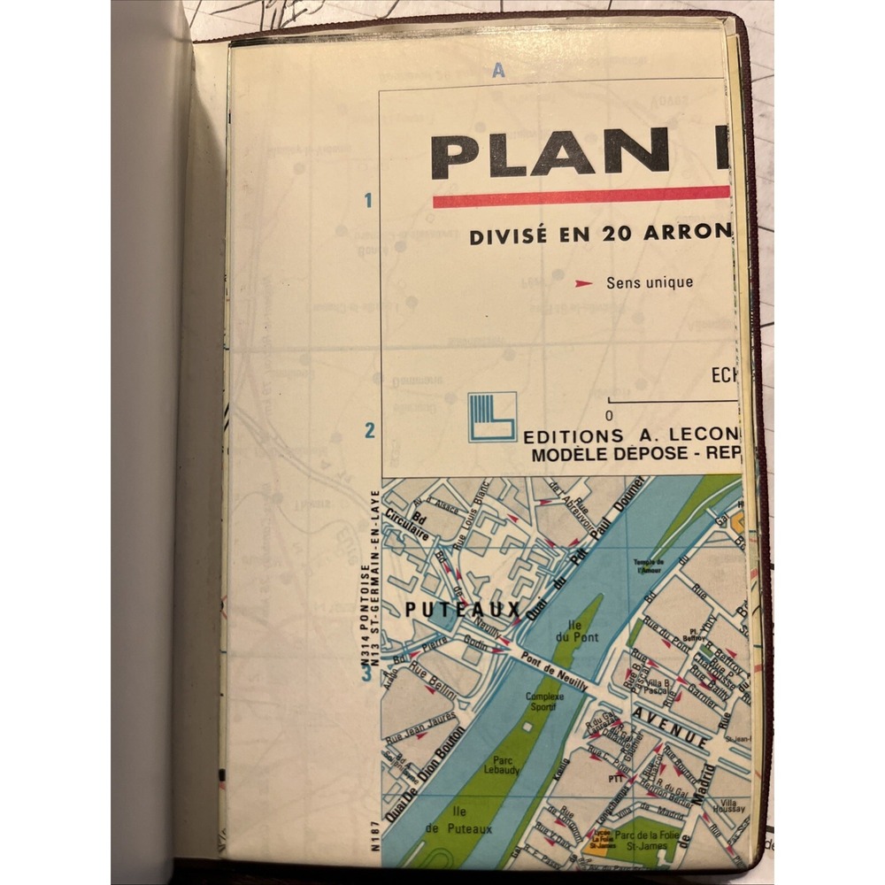 plan de paris par arrondissement Eat Communes De Banlieue A.Levine editor Paris - Picture 3 of 3